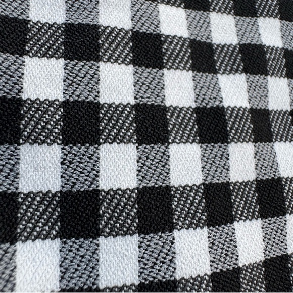 Who What Wear Monochrome Checkered Trousers - Picture 9 of 10